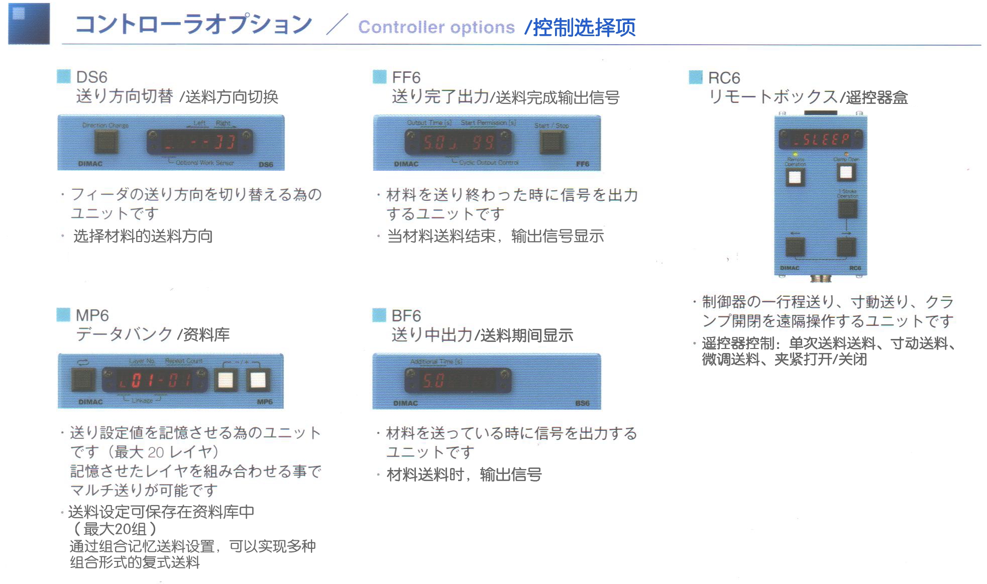 T20&T30 控制選項(xiàng)